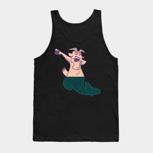 Capricorn mermaid funny dabbing Tank Top